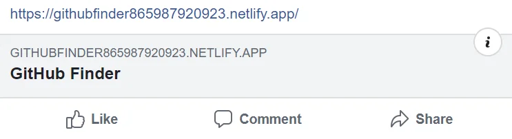Link Shared without Open Graph Meta Tags