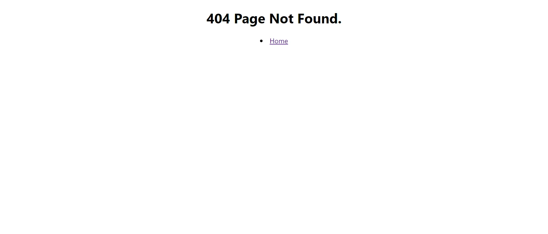 Error Page